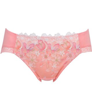 Wing ペアショーツ　【後ろ姿きれいブラ】　KB2717とペア　身生地部綿混　はきこみ丈あさめ　ウイング／ワコール　KF2317 シェルピンク