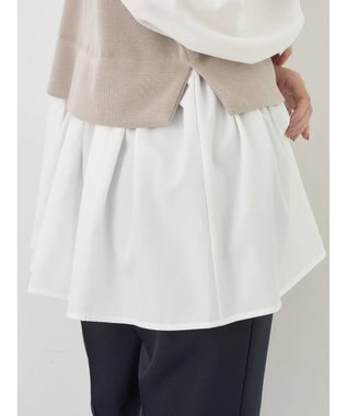 earth music&ecology ベストドッキングプルオーバー Beige