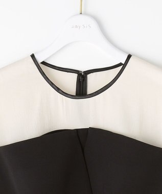 ANY SIS 【LilyCalin】ペプラムビスチェ ドレス ブラック