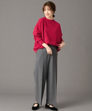 ANY 【6色展開】ムースタッチボクシーニット ピンク