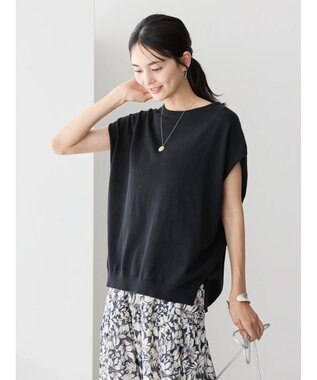 AMERICAN HOLIC ノースリーブニットプルオーバー Black