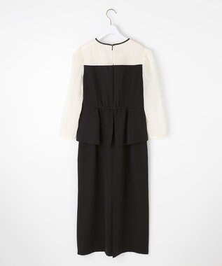 ANY SIS 【LilyCalin】ペプラムビスチェ ドレス ブラック