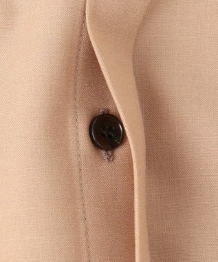 23区 L 【洗える】TWマットクロス ポンチョシルエット シャツ キャメル系