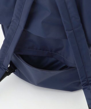 Y'SACCS ナイロン牛革リュック ネイビー