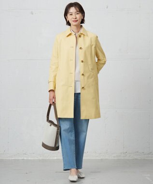 J.PRESS LADIES 【洗える】Reeves  Shine クルーネック ニット ベージュ系