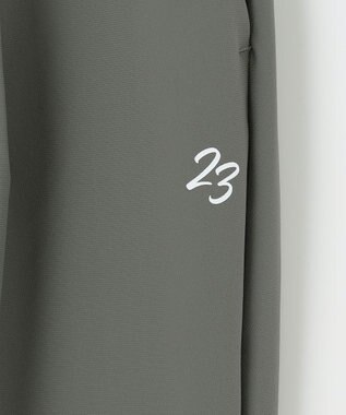 23区GOLF 【WOMEN】【接触冷感/UVケア/ストレッチ】タック テーパードパンツ カーキ系