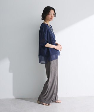 Green Parks シアードッキングプルオーバー Off White