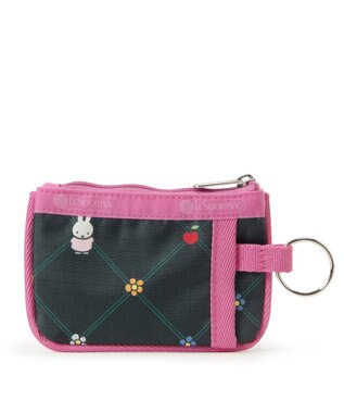 LeSportsac KEY CARD HOLDER/ミッフィーオーチャードグリーン/ピンク ミッフィーオーチャードグリーン/ピンク