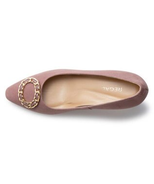 REGAL FOOT COMMUNITY 【リーガルレディース】F51R バックルパンプス パンプス ピンクスエード