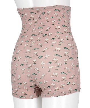 une nana cool ハラマキ付きショーツ MADE WITH LIBERTY FABRIC スモークピンク