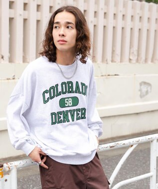 WEGO アクセ付きグラフィックプルオーバー