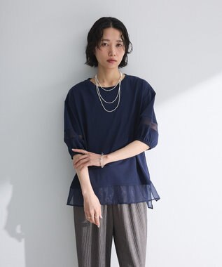 Green Parks シアードッキングプルオーバー Off White