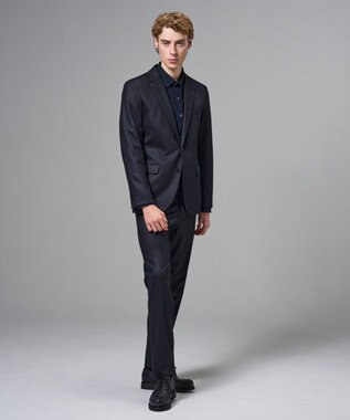 JOSEPH HOMME 新素材【セットアップ対応 / ストレッチ】スロープドビージャージー　テーパードパンツ / CITY EASY ネイビー系