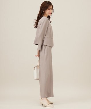 ANY SIS 【UVカット・接触冷感・吸水速乾】スマートビューティストレッチ  ワイドパンツ グレージュ