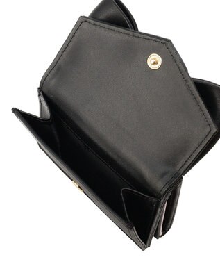 Maison de FLEUR ベルトリボンプチウォレット Black