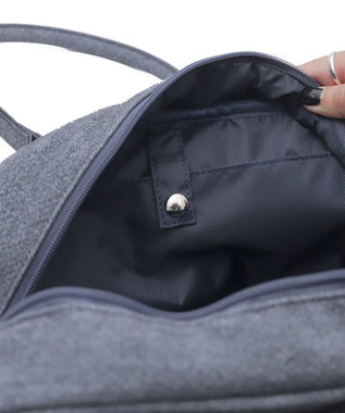 WEGO 【痛バ＆推し活】チャーム付きボストン痛バッグ デニム淡色