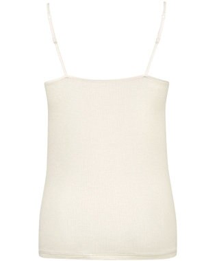 Wing キャミソール 【ブラがひびきにくいリブインナー】 ブラがちら見えしにくい 肌側綿100%(身生地部) 吸汗速乾性(身生地部) EL1010 ウイング／ワコール クリーム