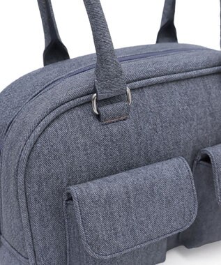 WEGO 【痛バ＆推し活】チャーム付きボストン痛バッグ デニム淡色