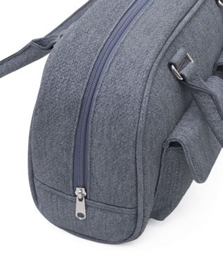 WEGO 【痛バ＆推し活】チャーム付きボストン痛バッグ デニム淡色