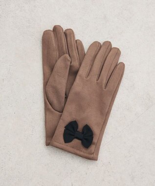 Green Parks ・リボングローブ Gray Beige