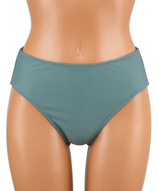 San-ai Resort（三愛水着楽園） ロングパンツセット水着　9M・11L【Coral veil（コーラルヴェール）】 グリーン