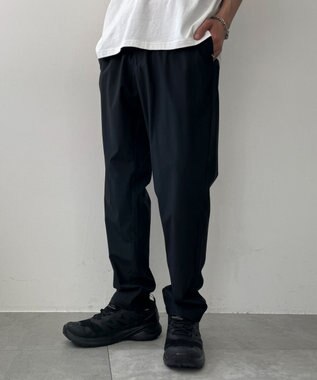 WEGO 【接触冷感/ストレッチ/ウエストゴム/MLサイズ展開/超COOL/快適】アイスパンツ ブラック