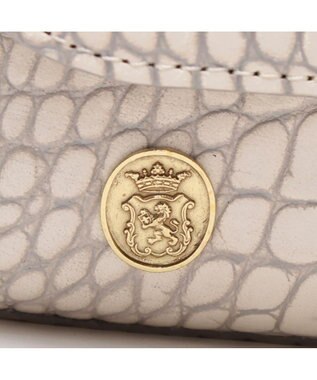 A.D.M.J. 【牛革】クロコ型押しラウンドクラッチショルダー AV