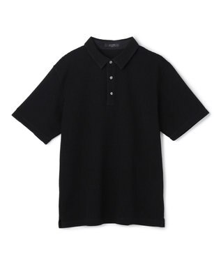 JOSEPH HOMME 【オリジナル素材】ライトタックジャージー　ポロ ブラック系