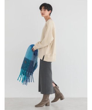 AMERICAN HOLIC バックＶラグランスウェット Ivory