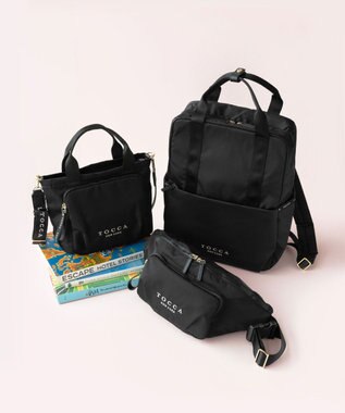 TOCCA 【WEB＆一部店舗限定】METRO NYLON TOTE S トートバッグ S ブラック系