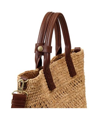 IBIZA ラフィア　2WAYバッグ エメラルドグリーン