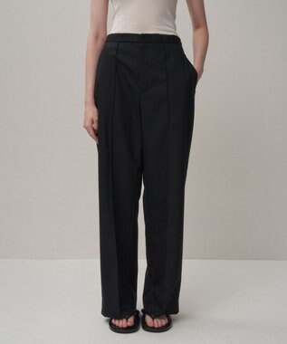 ATON WOOL TROPICAL | ピンタックイージーパンツ