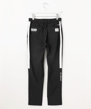 PW CIRCULUS 【撥水加工/ ストレッチ】【MEN】ベンチレーション テーパードパンツ ゴルフ ブラック系