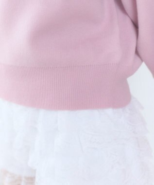 WEGO ハートワンショルニット ピンク