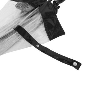 MOONBAT 【雑誌掲載／non・no】フルトン (FULTON) Birdcage ワンポイントロゴ 長傘 透明傘 ブラック