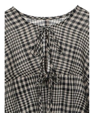 earth music&ecology ワッシャードロスト羽織りシャツ Check