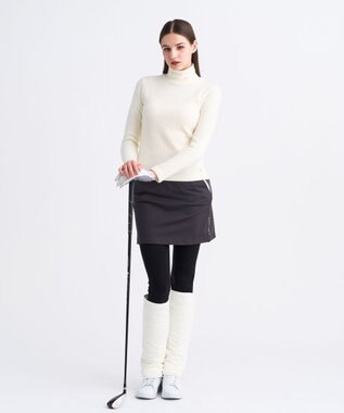 23区GOLF 【WOMEN】グランサーモリブハイネックニット アイボリー系
