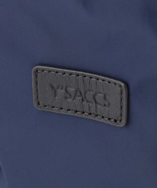 Y'SACCS ナイロン牛革リュック ネイビー