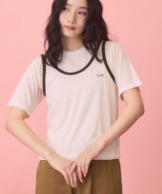 AMERICAN HOLIC 【PENNEY'S】配色タンクトップ+Tシャツ