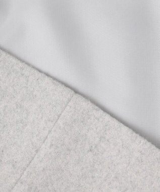 J.PRESS LADIES ショートビーバー フーデッド コート ライトグレー系