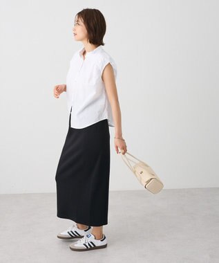 CRAFT STANDARD BOUTIQUE リブロングスカート Black