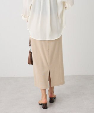 CRAFT STANDARD BOUTIQUE リブロングスカート Beige