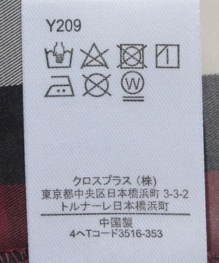 Green Parks ・ＳＵＧＡＲ　ＳＰＯＯＮ　チェックペプラムビスチェ Bordeaux