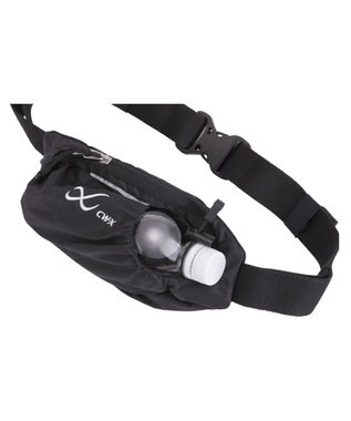 CW-X 【UNISEX】 CW-X ウエストポーチ ボトルイン可能 コンプレッションコード付き ユニセックス HYR010 /ワコール ブラック