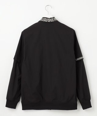 23区GOLF デタッチャブルスリーブ【MEN/キングサイズ】２ＷＡＹ ブルゾン ブラック系