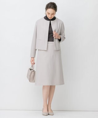 自由区 【Sサイズ有】360°FREE ウォッシャブル スカート ベージュ系