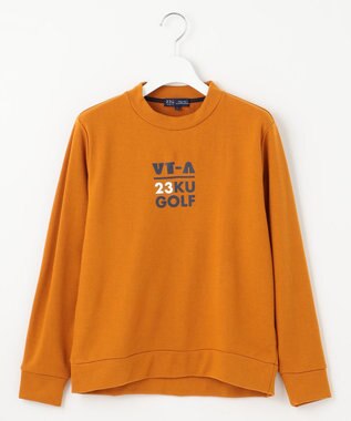 23区GOLF 【WOMEN】【吸湿発熱】グランサーモ裏毛 プルオーバー キャメル系