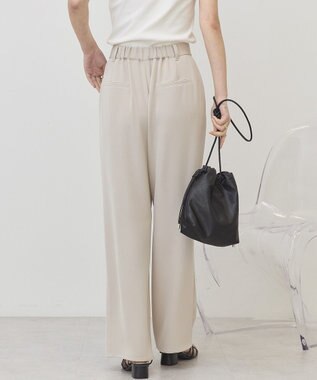 AMERICAN HOLIC 【イージーケア】ドレープパンツ Light Beige