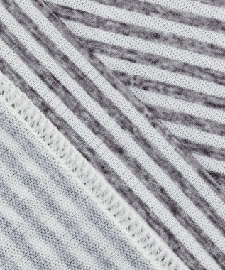 23区GOLF 【WOMEN】５０ｄカノコインナーボーダー カットソー ライトグレー系1