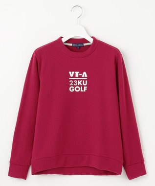 23区GOLF 【WOMEN】【吸湿発熱】グランサーモ裏毛 プルオーバー オールドローズ系